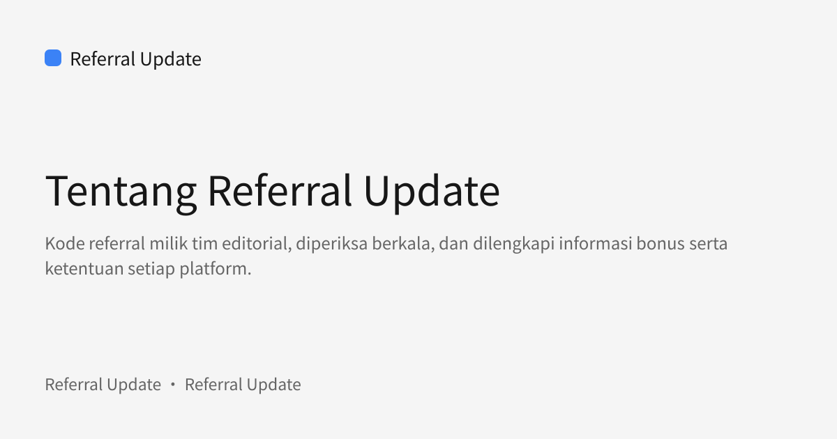 Sampul bagikan: Tentang Referral Update